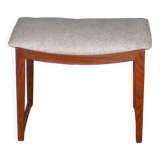 Tabouret danois du milieu du siècle, coiffeuse, tabouret de pied