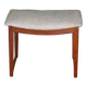 Tabouret danois du milieu du siècle, coiffeuse, tabouret de pied