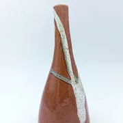Single-flower vase in glazed stoneware from Nault pottery – Saint-Amand-en-Puisaye