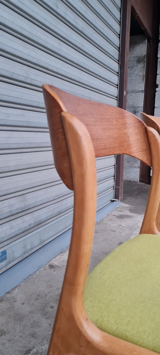 Pair of Baumann sled chairs