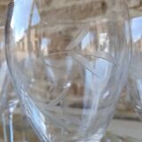 Lot of 11 crystal wine glasses