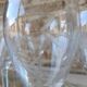 Lot of 11 crystal wine glasses