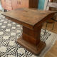 Double art deco oak desk