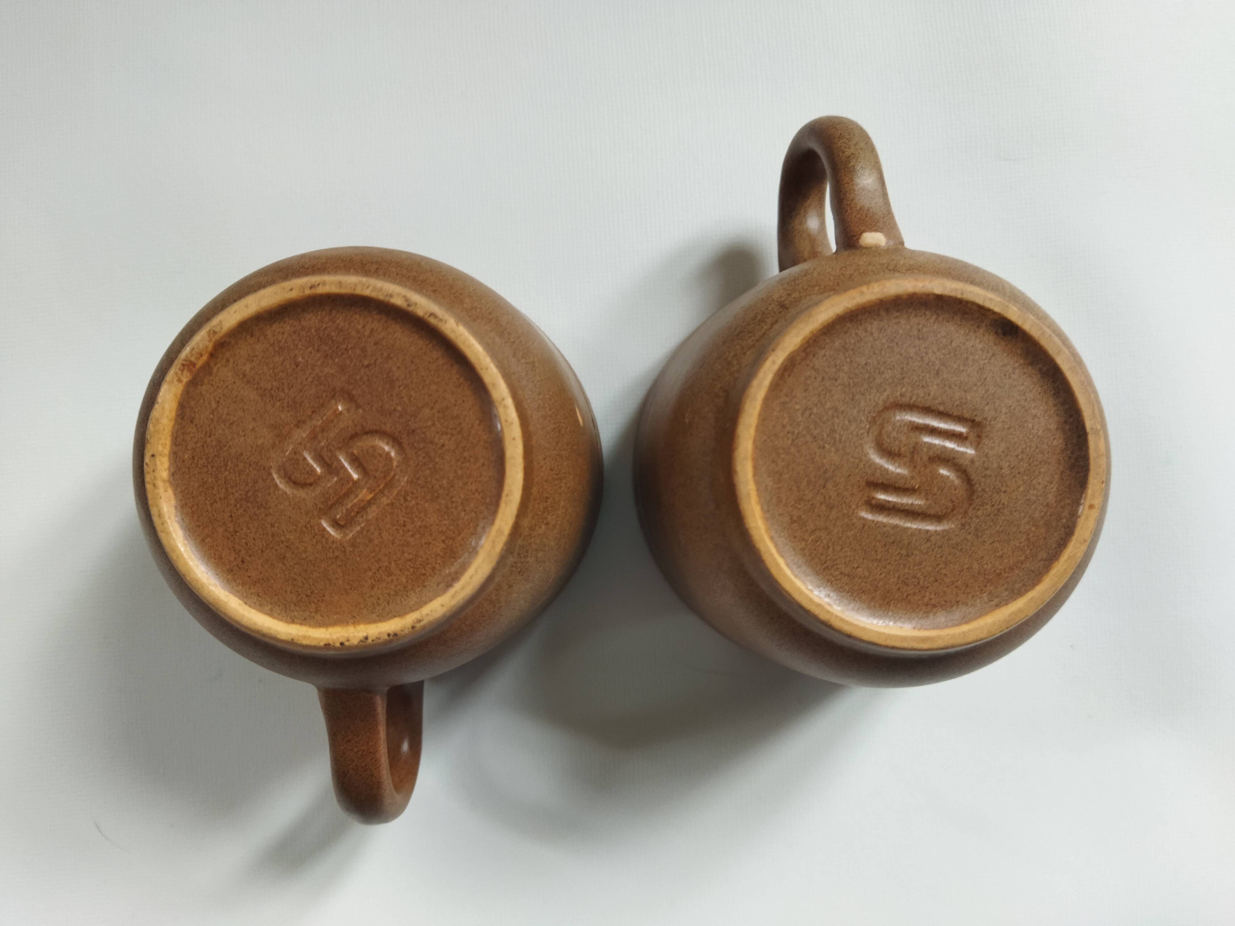 Sarreguemines "Savoie" coffee cups