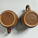 Sarreguemines "Savoie" coffee cups
