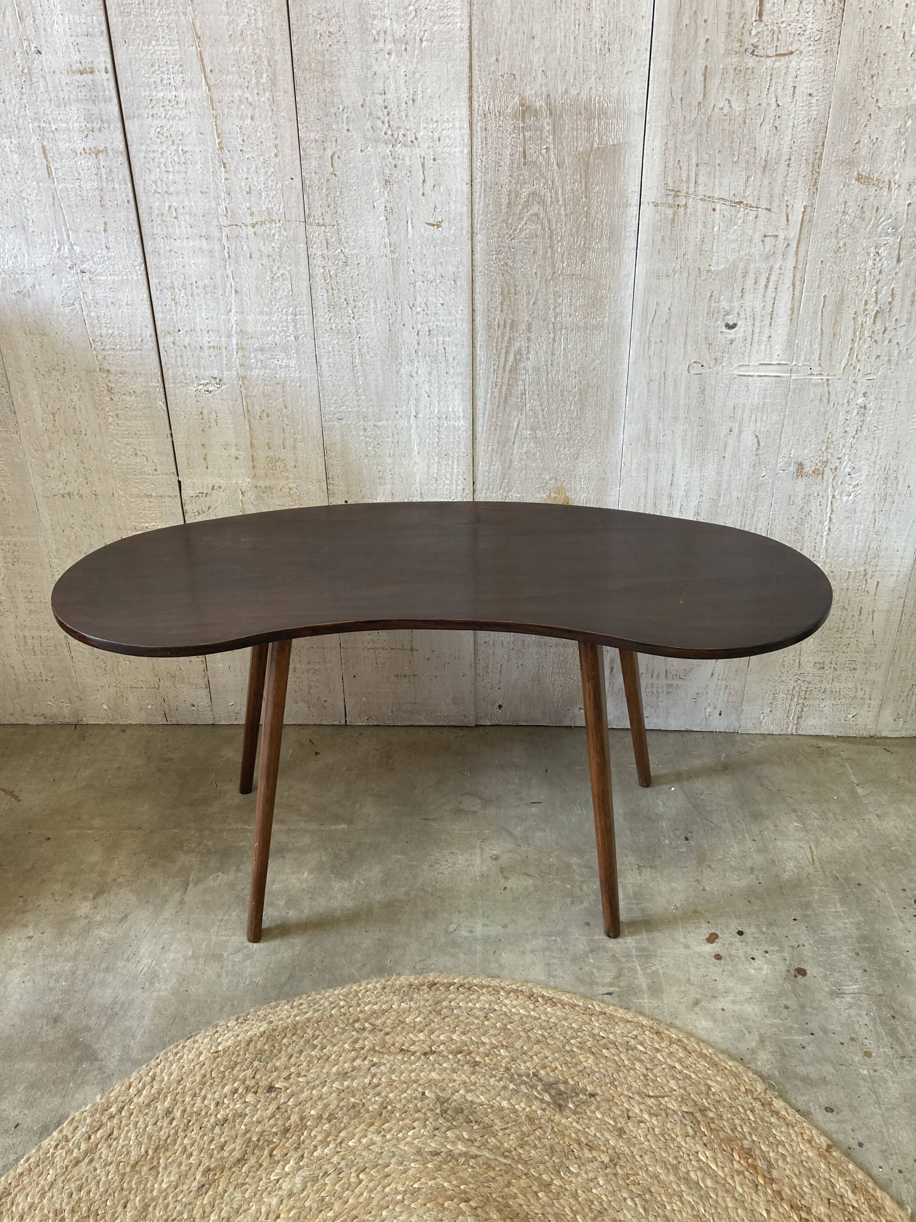 Table basse haricot vintage