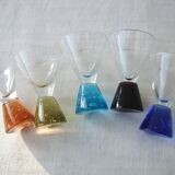 Set of 5 alcohol glasses