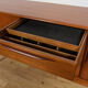 Mid-Century Large Teak Tambour Door Sideboard, Denmark, 1960s