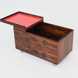 Poul Norreklit dry bar in rosewood Dyrlund Denmark 1960