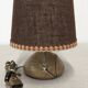 Vintage bedside lamp in glazed sandstone from the 50s/60s