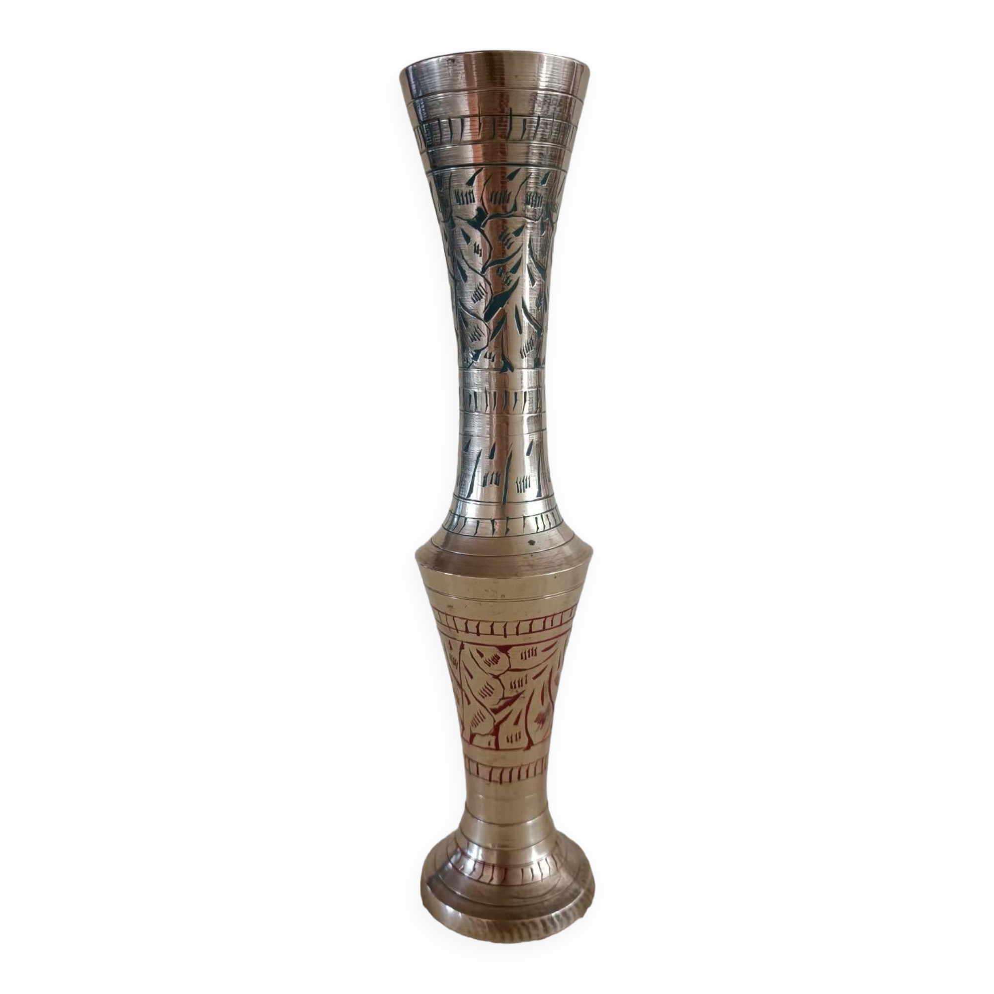 Brass soliflore vase