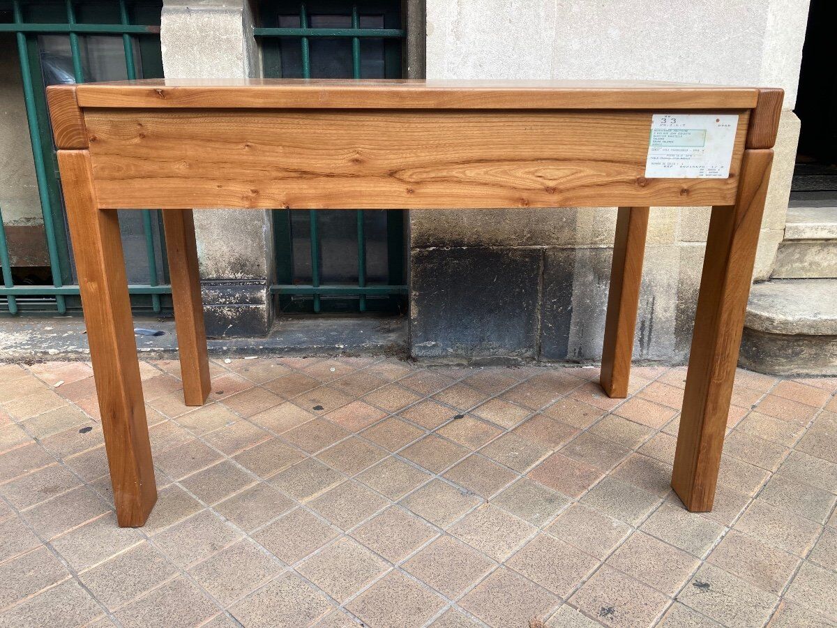 Solid elm desk Maison Regain 1980