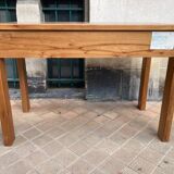 Solid elm desk Maison Regain 1980