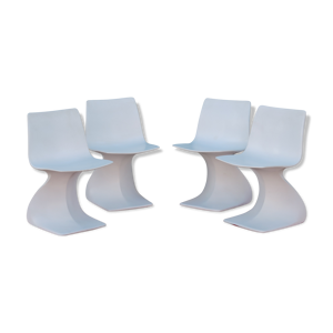 Set de quatre chaises