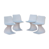 Set of four chairs " Naila " by Christian Adam. Edition Newform