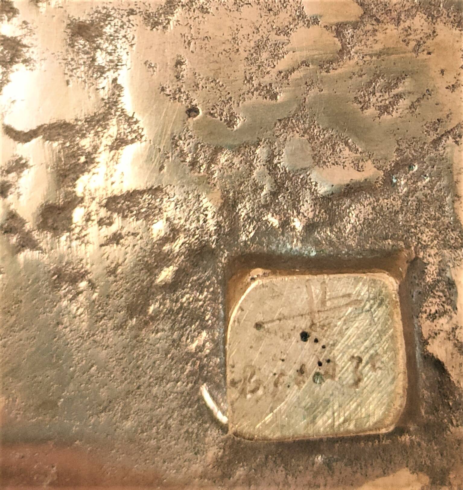Jacques Lauterbach gilded bronze pocket emptier from the 70s