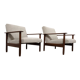 Pair of Danish teak armchairs from the 50s/60s