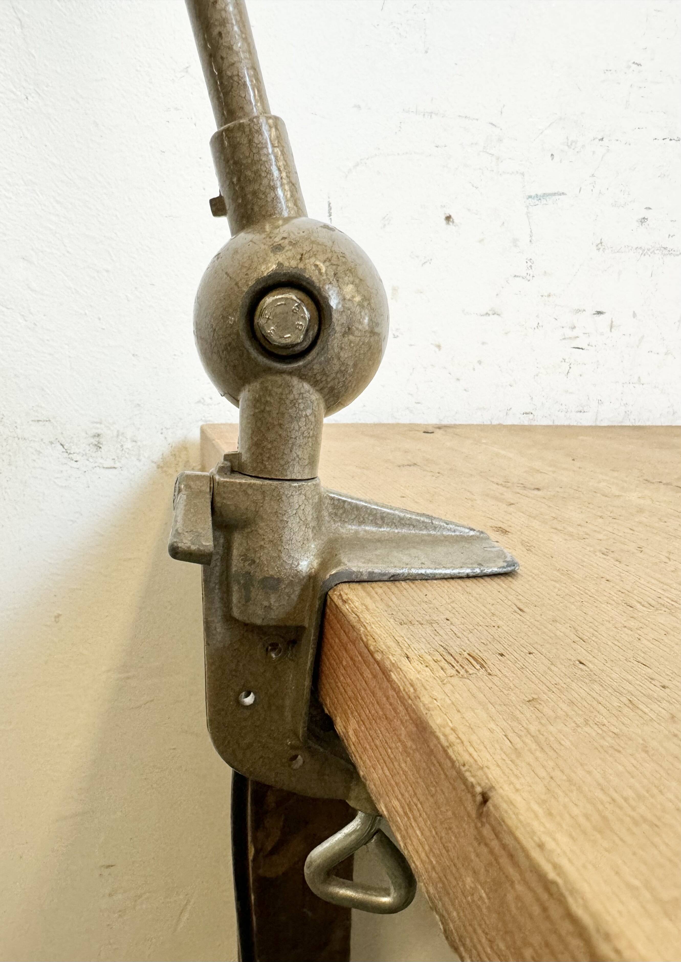 Vintage Grey French Adjustable Table Lamp, 1960s