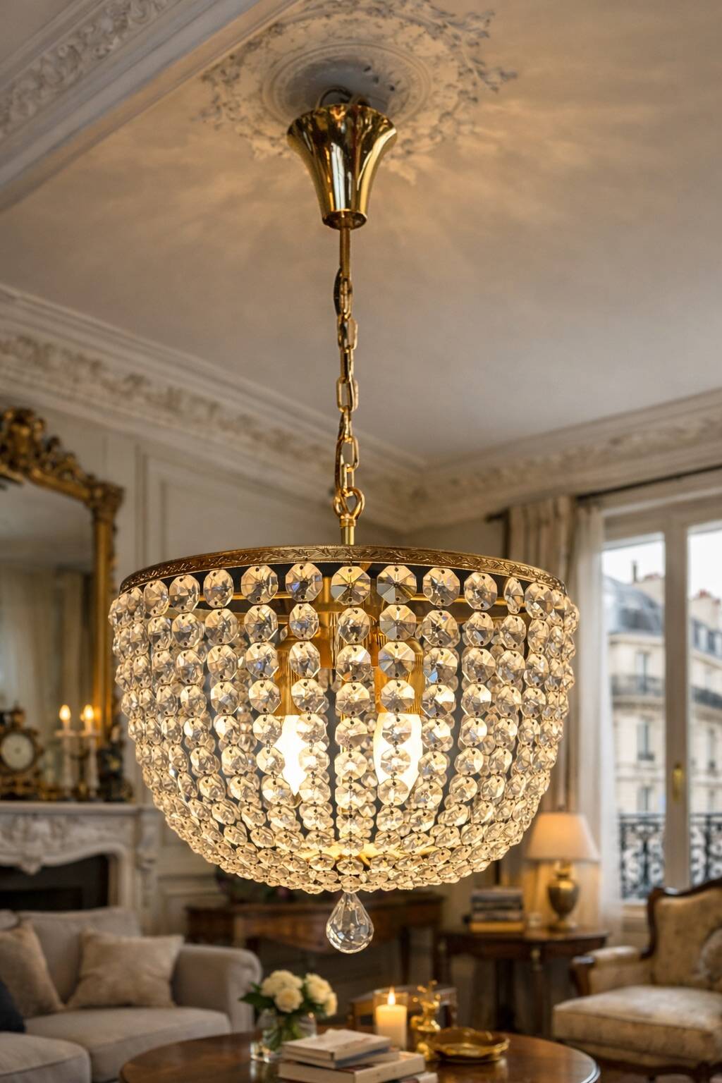 Chandelier with pendants