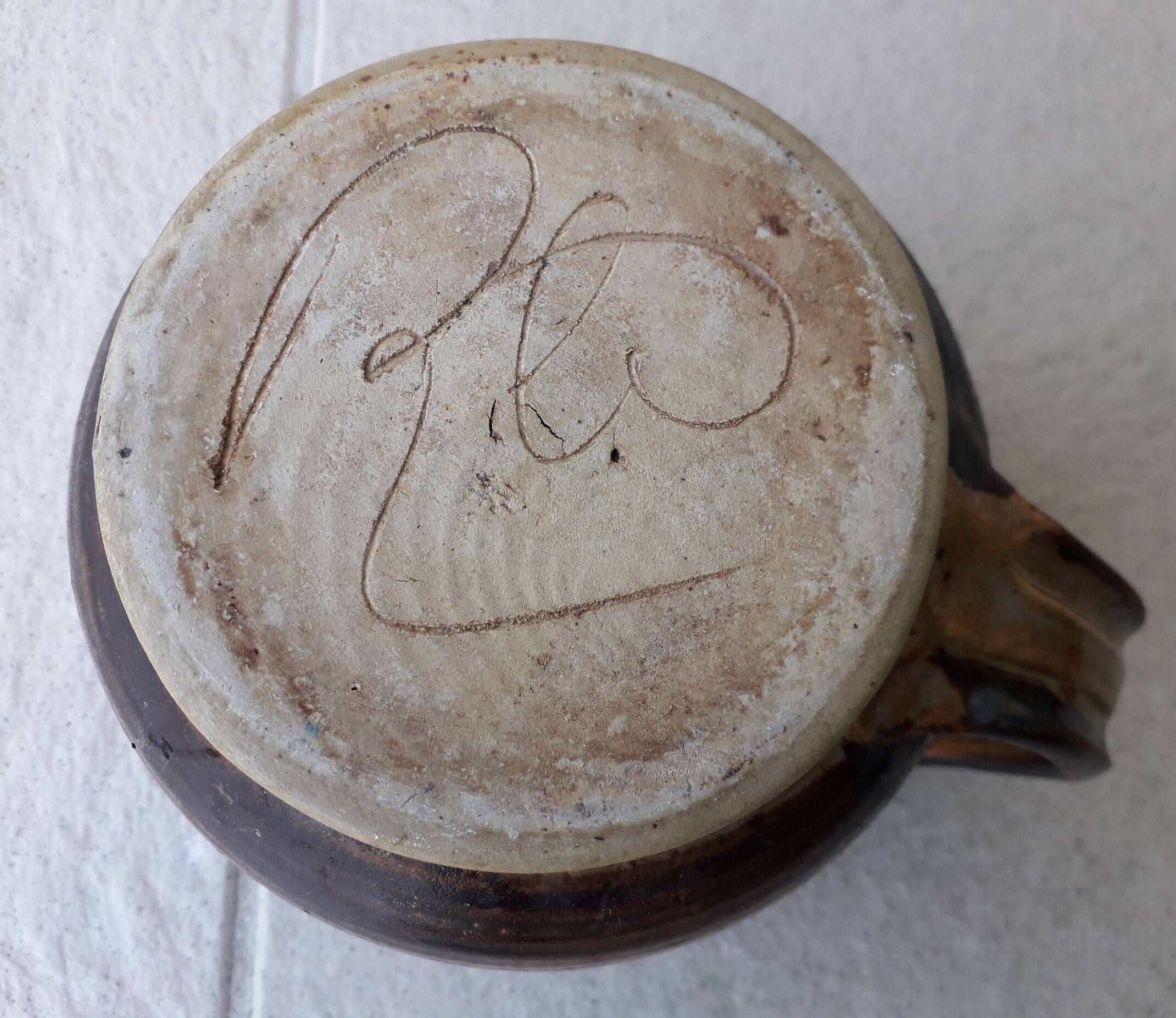 Stoneware jug