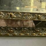 Mirror by-close copper repulsed 19th century h 59 X l 34 cm