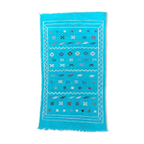 Moroccan Berber carpet turquoise bohemian