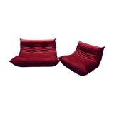 2 seater sofa and armchair « Togo », model designed by Michel Ducaroy 1973