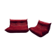 2 seater sofa and armchair « Togo », model designed by Michel Ducaroy 1973