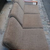 Scandinavian sofa from the 60s teak and fabric