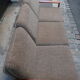 Scandinavian sofa from the 60s teak and fabric