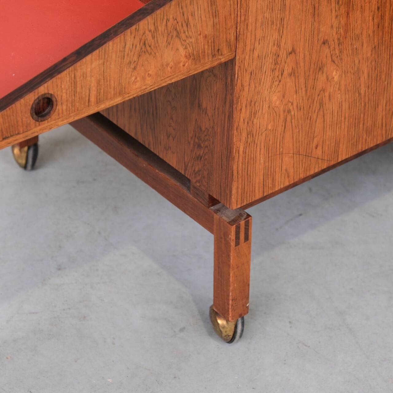 Leif Alring Danish Rosewood Mid-century Bar Cabinet