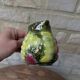 Small jug, milk pot in slipware with relief fruits Salins les Bains