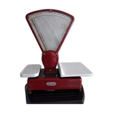 Balance de boucher Berkel laquée rouge pourpre