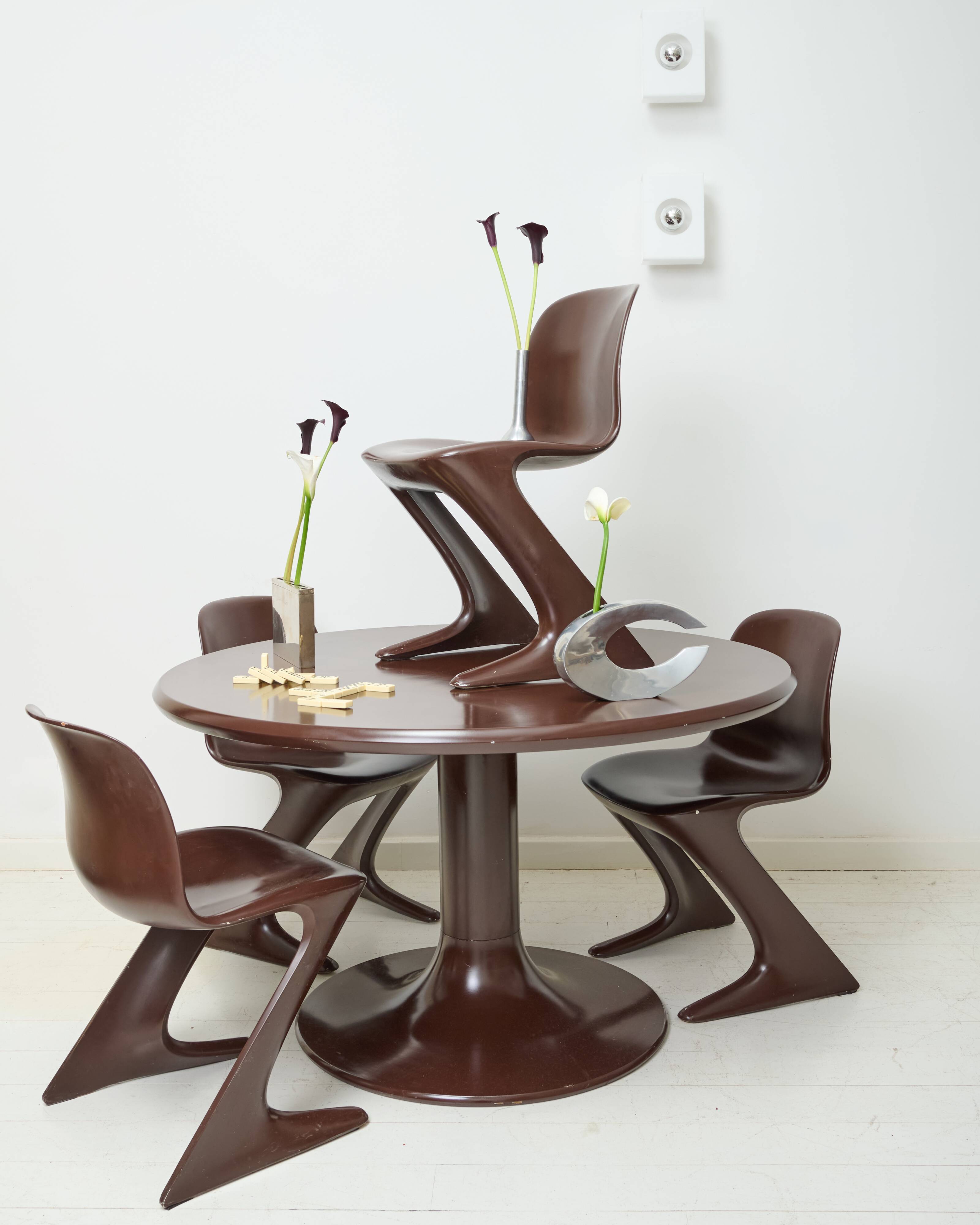 Dining room set, Ernst Moeckl, Horn, Germany, 1960s