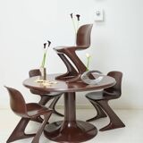 Dining room set, Ernst Moeckl, Horn, Germany, 1960s