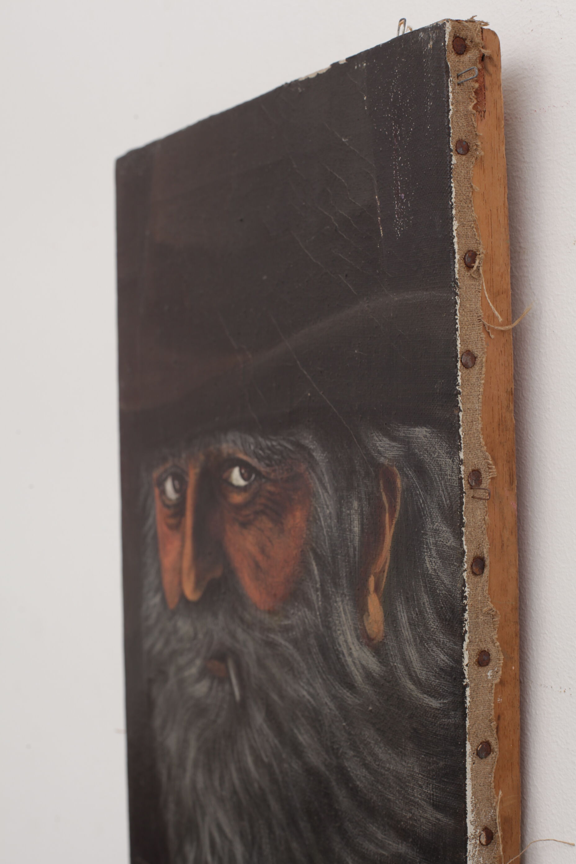 Old oil portrait - man