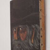 Old oil portrait - man