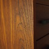 Teak chest of drawers, Danish design, 1980s, production: Denmark