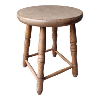 Vintage solid wood stool