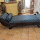 Empire period bench or daybed in Cuban mahogany