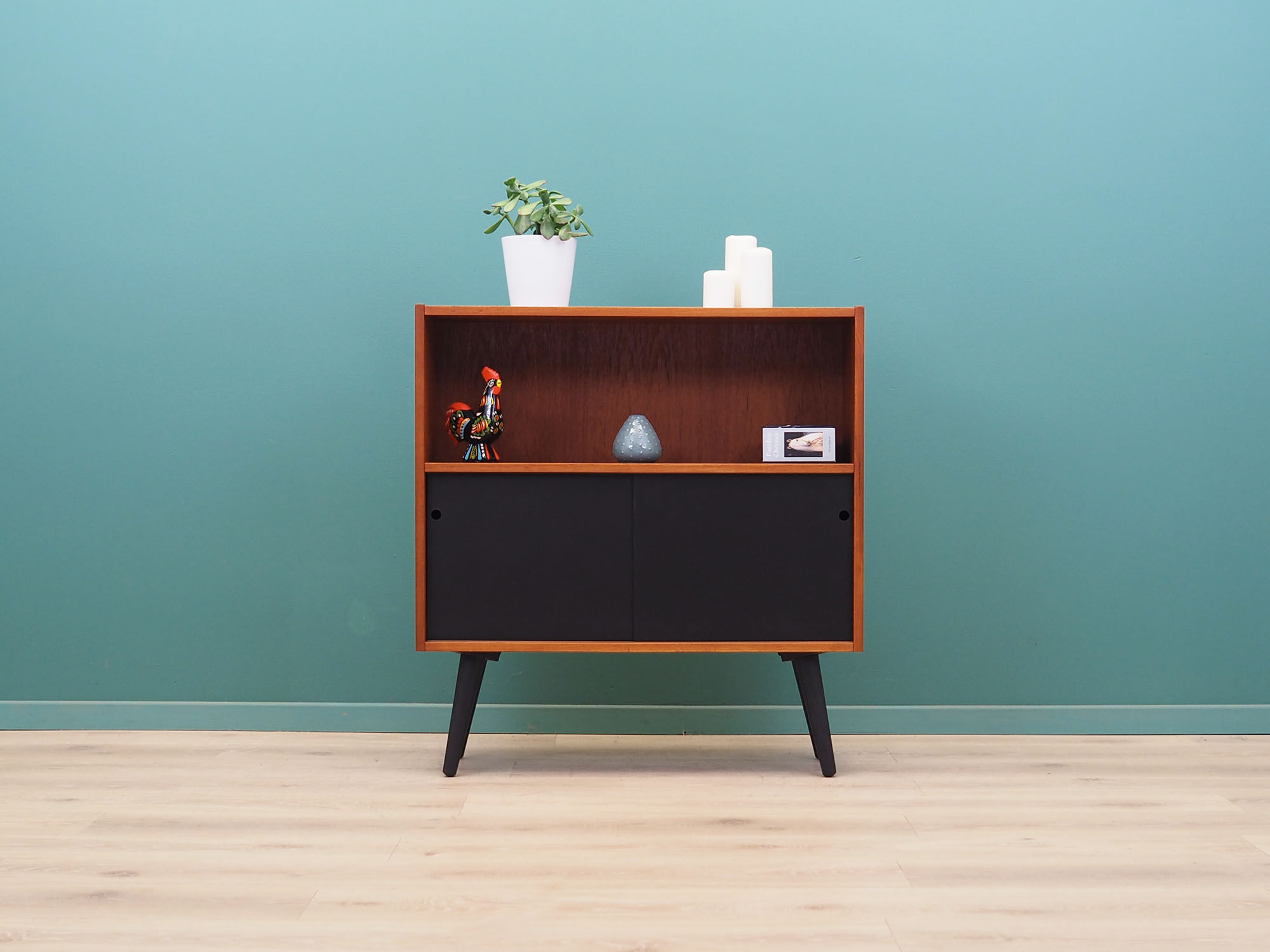 Teak bookcase, Danish design, 1970s, production: Denmark