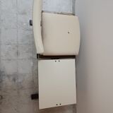 Chair + table on beam vintage 80s