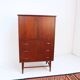 Teak secretary in Danish style, 60s/70s, retro style.