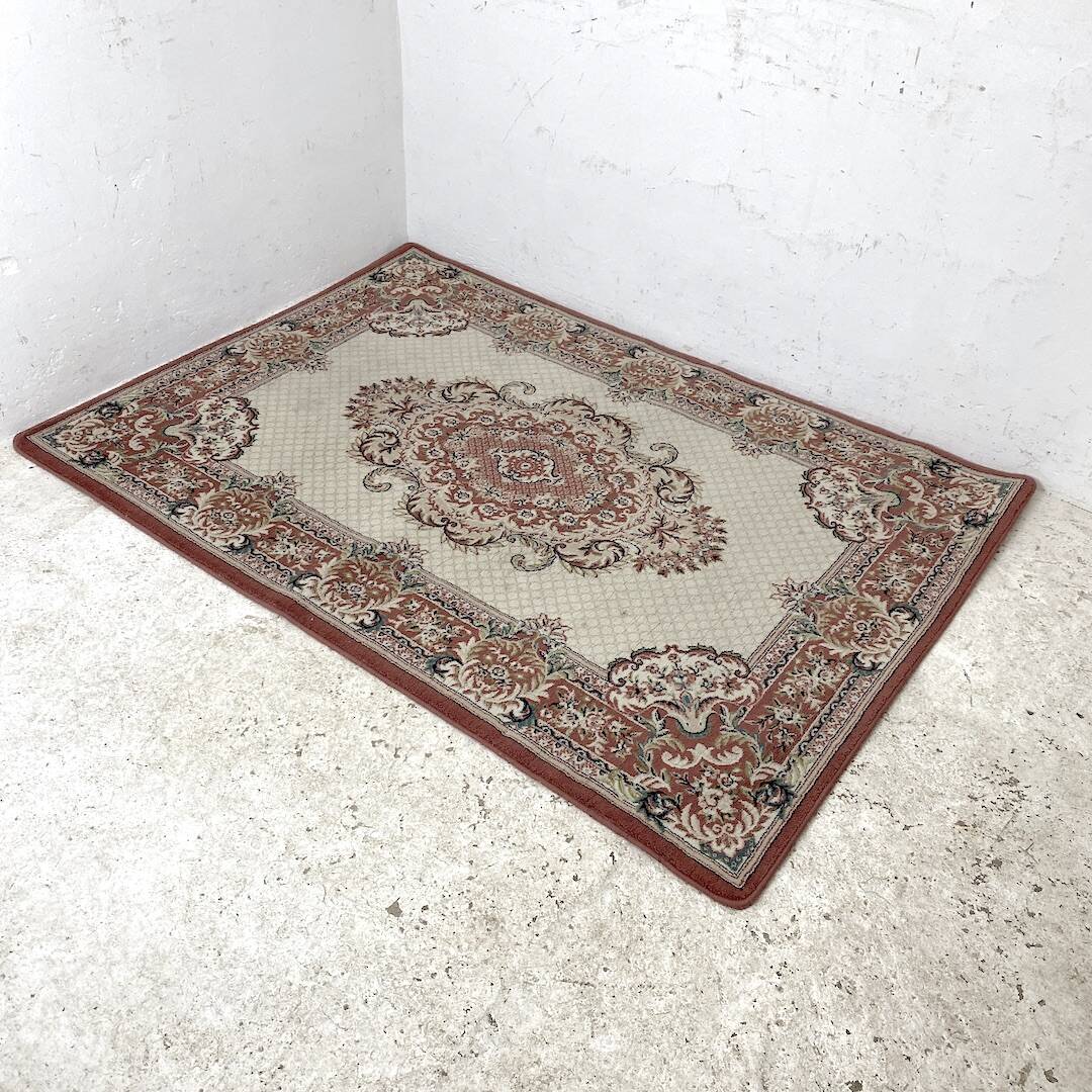 Pale pink Persian rug