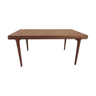 Table design extension Scandinavian Niel Otto Møller teak retro L260cm