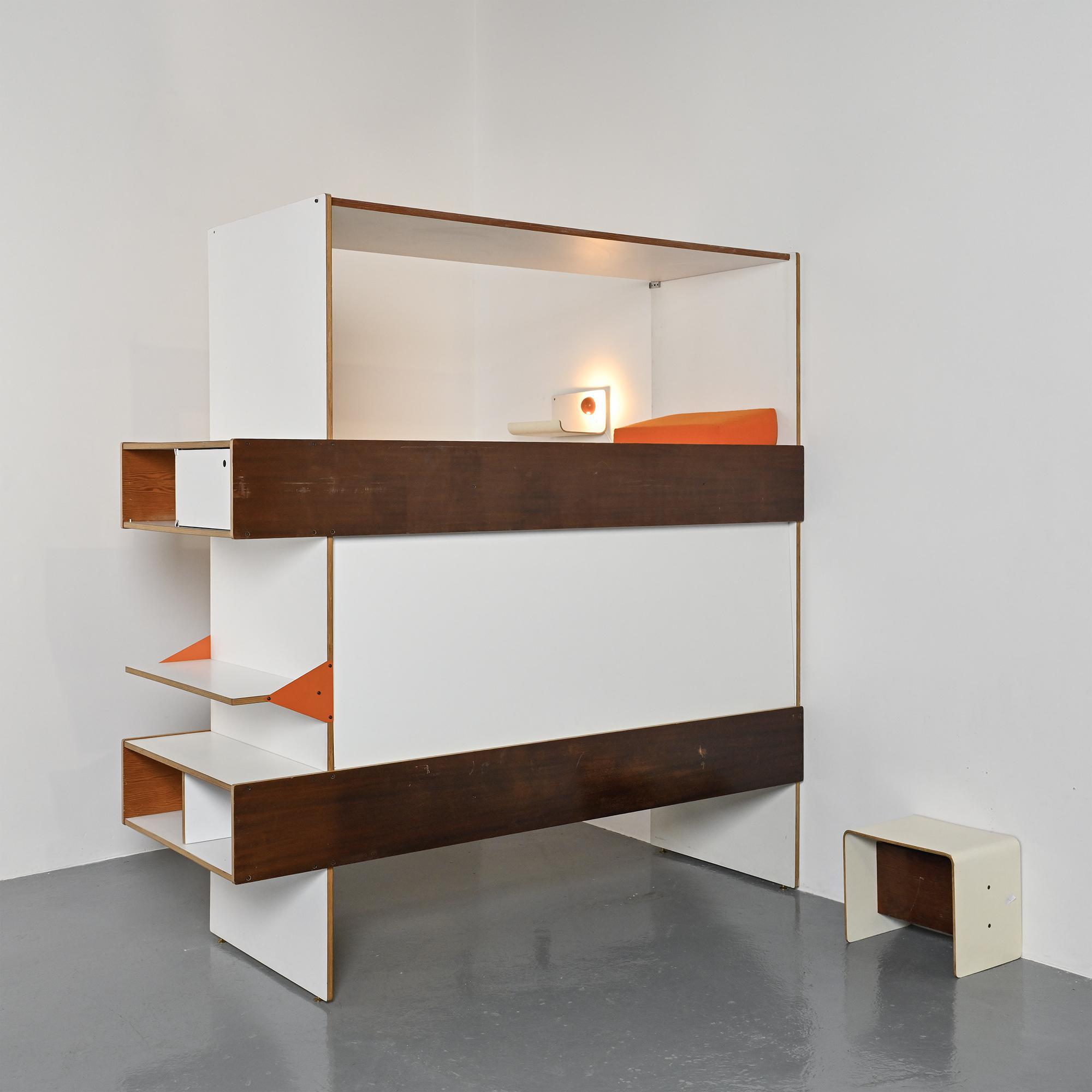 Lit superposé par Pierre Guariche, édition Negroni, circa 1968