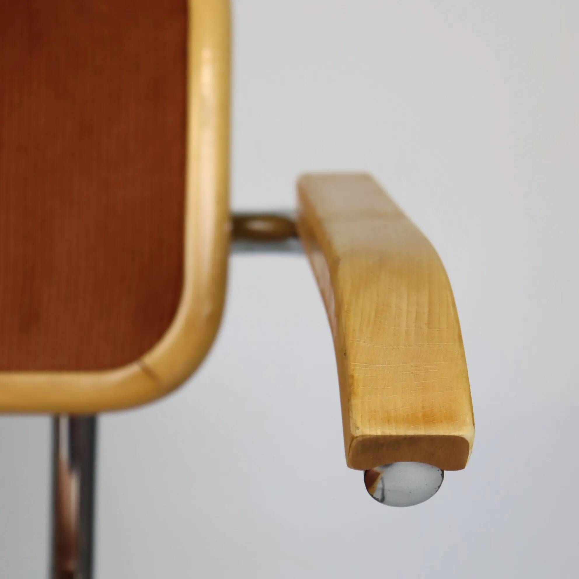 Pair of B64 corduroy chairs