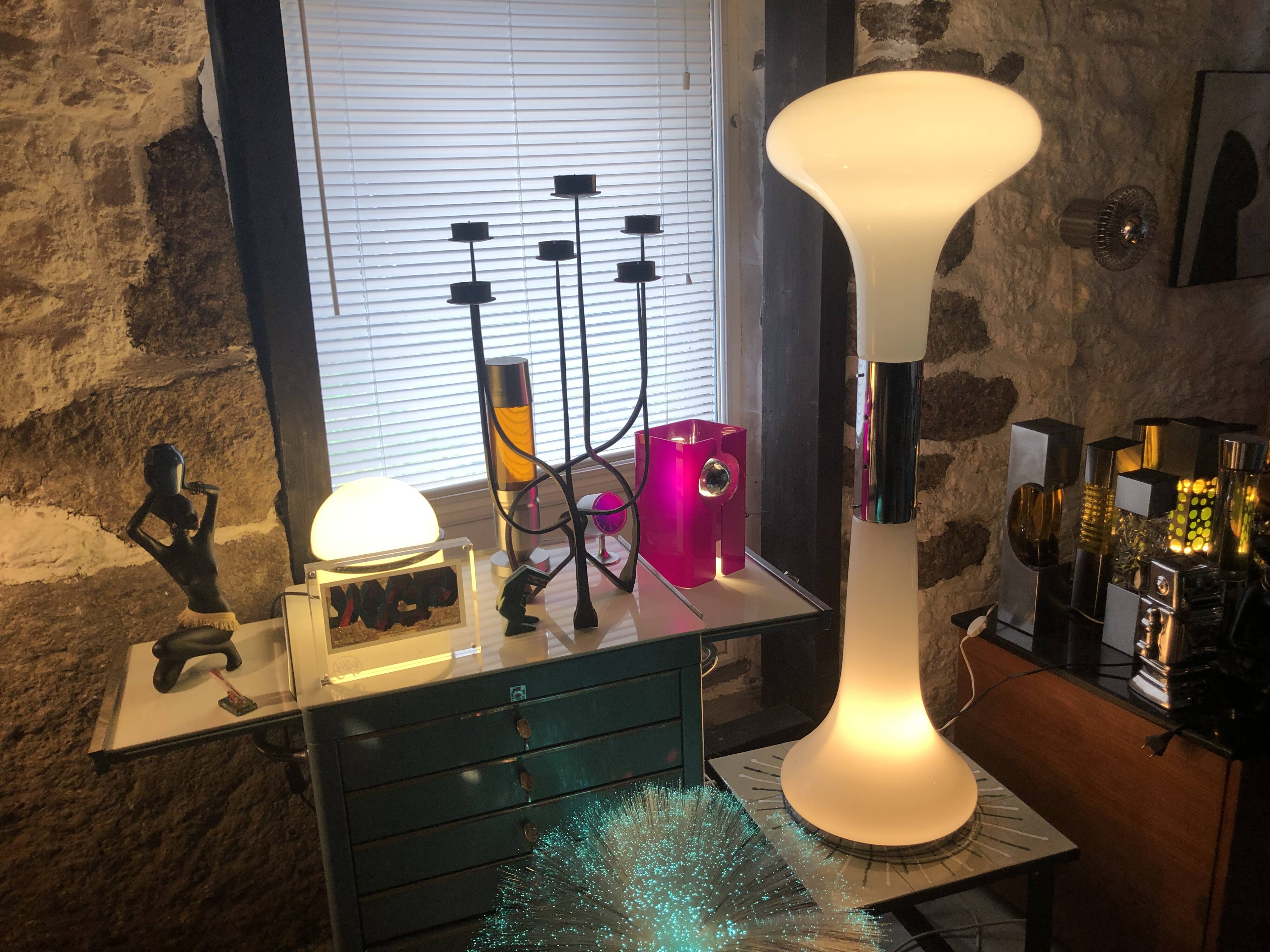 Vintage Floor Lamp • Birillo • attributed to Carlo Nason • Mazzega • Murano • Space Age • 1970