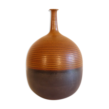 Vintage ceramic ball vase by Joan Carillo 1970