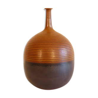 Vintage ceramic ball vase by Joan Carillo 1970